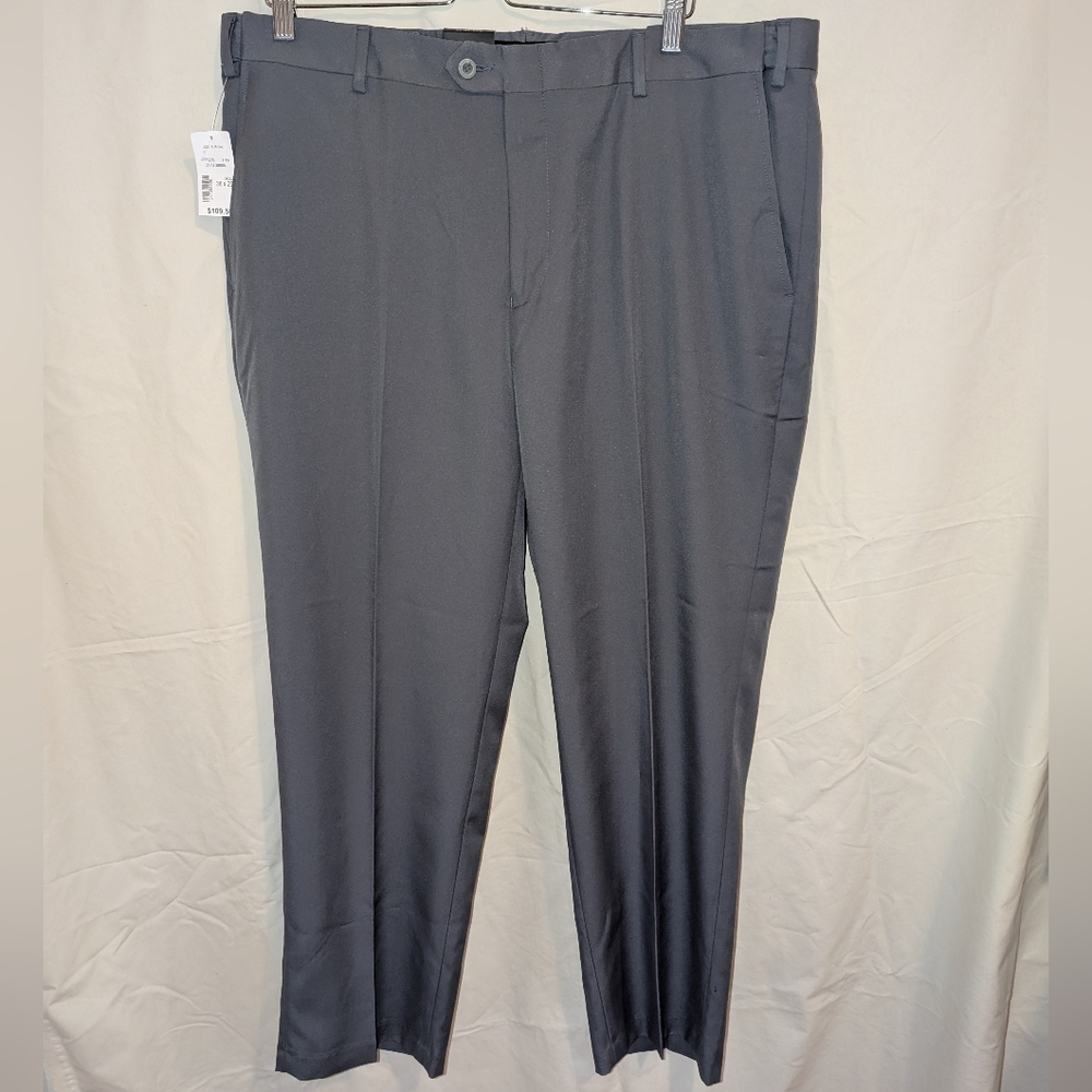 NwT Jos A Bank Traveler Performance Tailored Men Dress Pants 38x29 Short grey